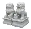 Artikelbild 4 des Artikels “Temple Löwe, 25cm Höhe , Satz von zwei, gefärbt in der Farbe antik finish “